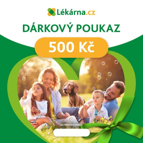 Elektronický dárkový poukaz Lékárna.cz - 500 Kč