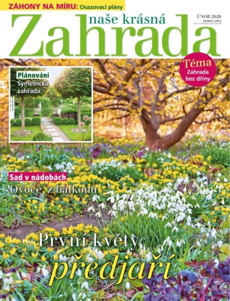 Předplatné časopisu NAŠE KRÁSNÁ ZAHRADA (roční)